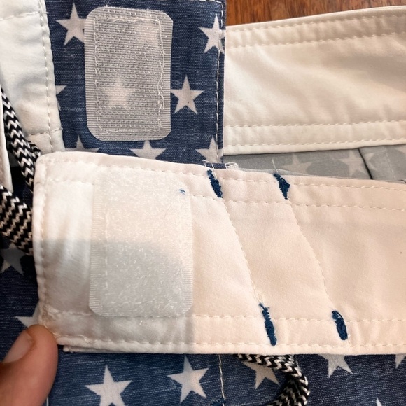 Trinity Board Shorts American Flag Waist 28 Stars Stripes Swimsuit Trunks - Picture 5 of 11